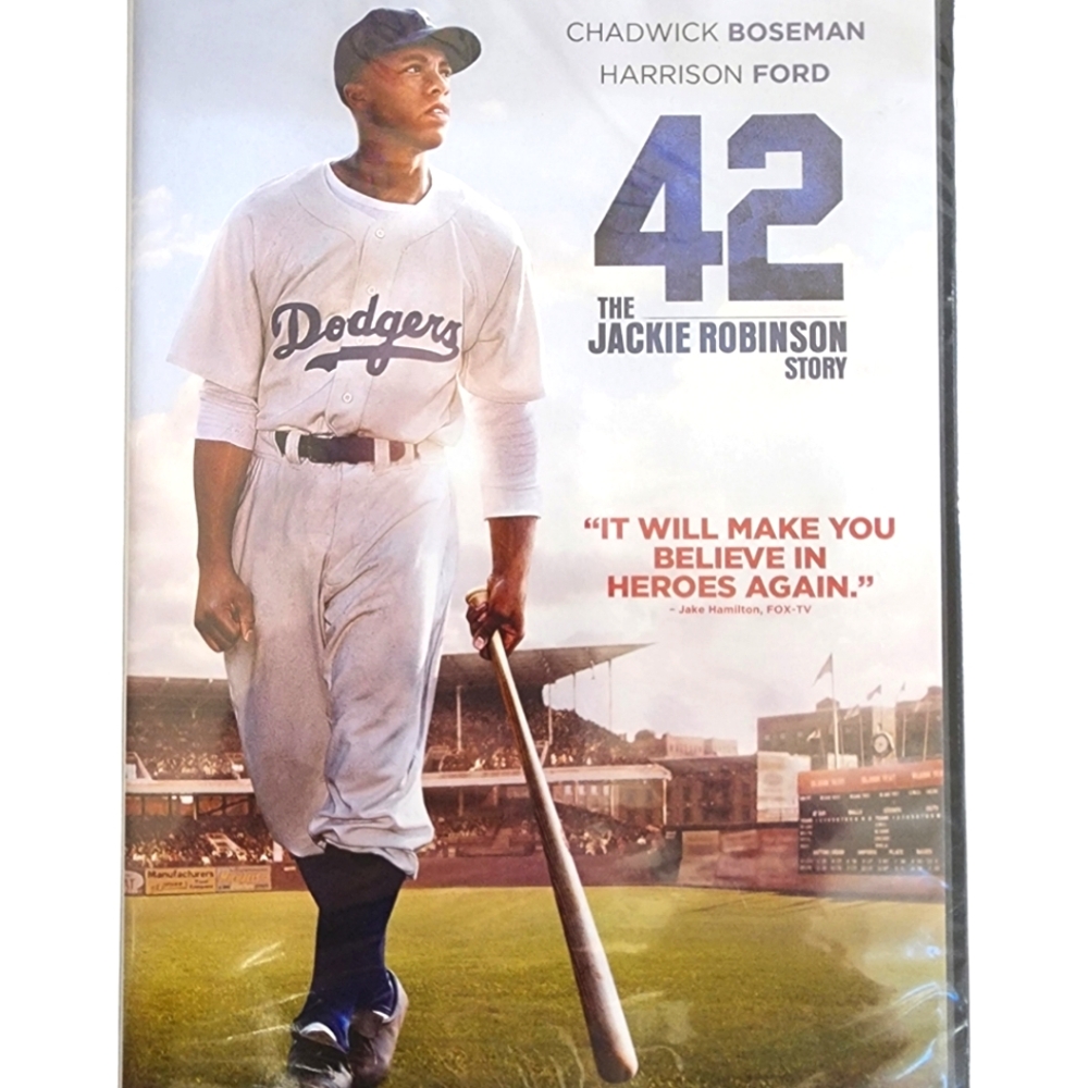Nwt 42 The Jackie Robinson Story. Sealed. Pg-13.
